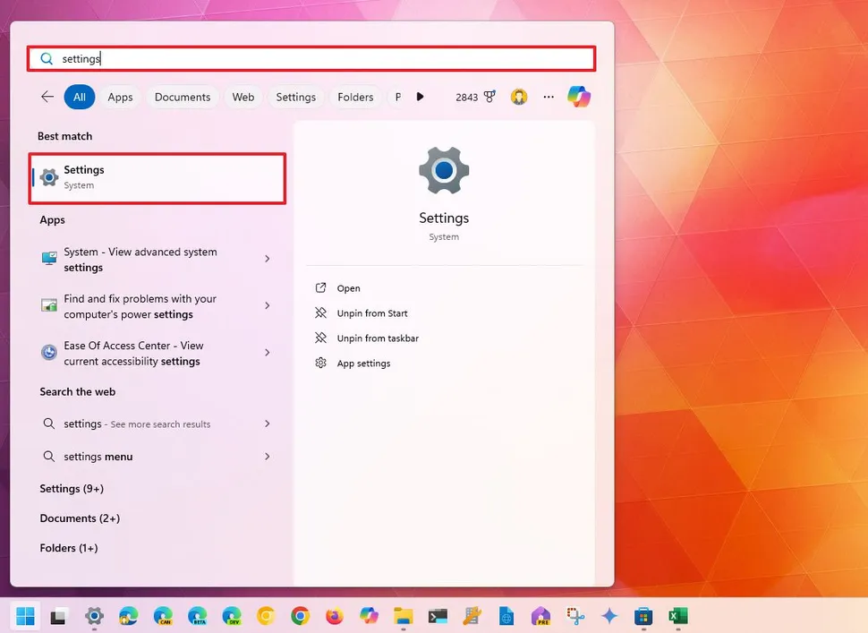 cach mo ung dung cai dat tren Windows 11 16