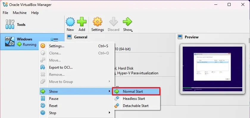 cach mount file ISO vao VirtualBox tren Windows 11 10 2
