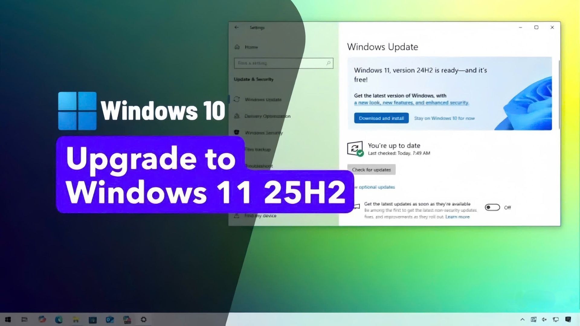 Hướng dẫn cách nâng cấp windows 10 lên windows 11 25H2 1 cach nang cap windows 10 len windows 11 25H2 1