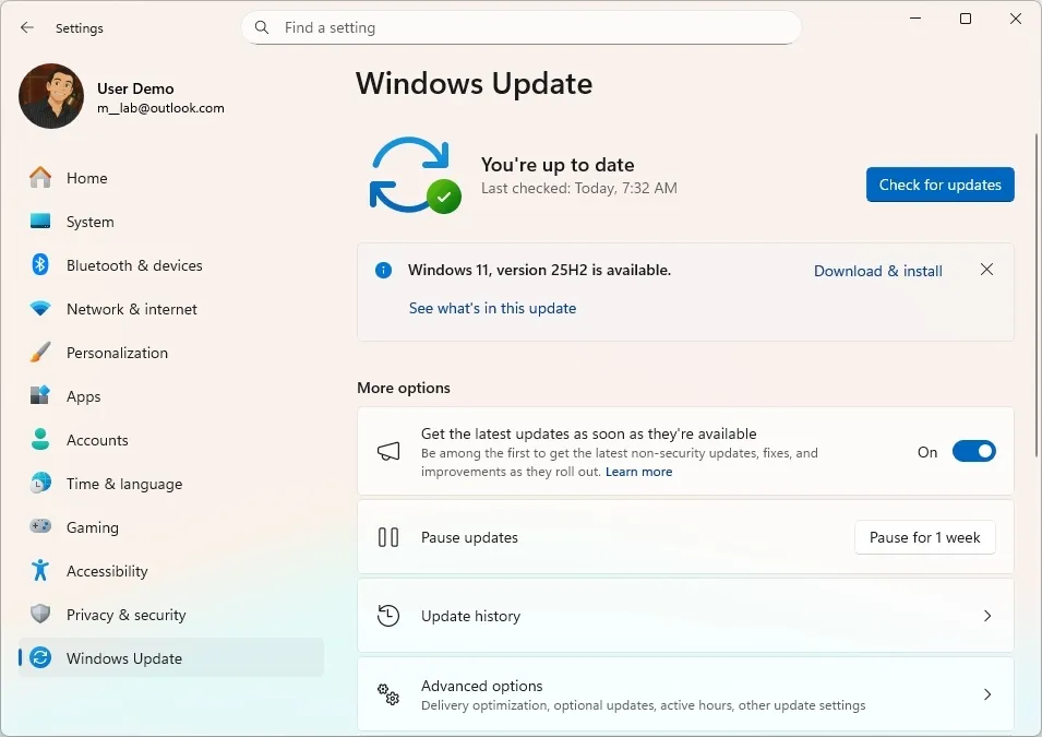 Hướng dẫn cách phòng tránh sự cố khi cài đặt Windows 11 25H2 8 cach phong tranh su co khi cai dat Windows 11 25H2 6
