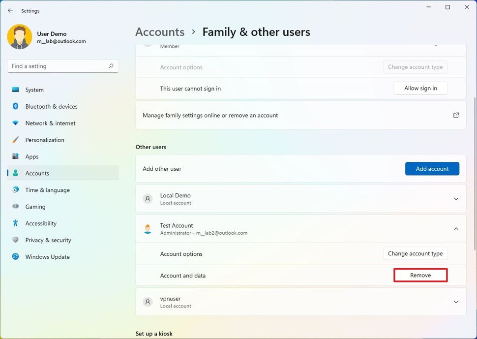 Hướng dẫn cách quản lý cài đặt tài khoản người dùng trên Windows 11 và Windows 10 158 cach quan ly cai dat tai khoan nguoi dung tren Windows 11 va Windows 10 39