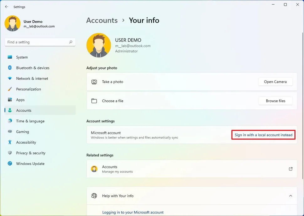 Hướng dẫn cách quản lý cài đặt tài khoản người dùng trên Windows 11 và Windows 10 102 cach quan ly cai dat tai khoan nguoi dung tren Windows 11 va Windows 10 4