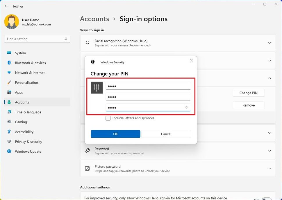 Hướng dẫn cách quản lý cài đặt tài khoản người dùng trên Windows 11 và Windows 10 116 cach quan ly cai dat tai khoan nguoi dung tren Windows 11 va Windows 10 78