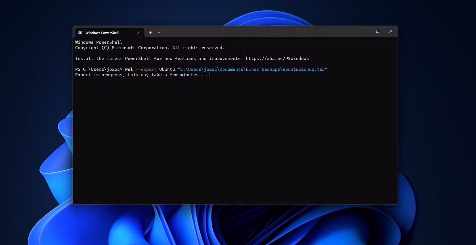 cach sao luu va phuc hoi ban phan phoi WSL tren Windows Subsystem for Linux 3 e1758685988807