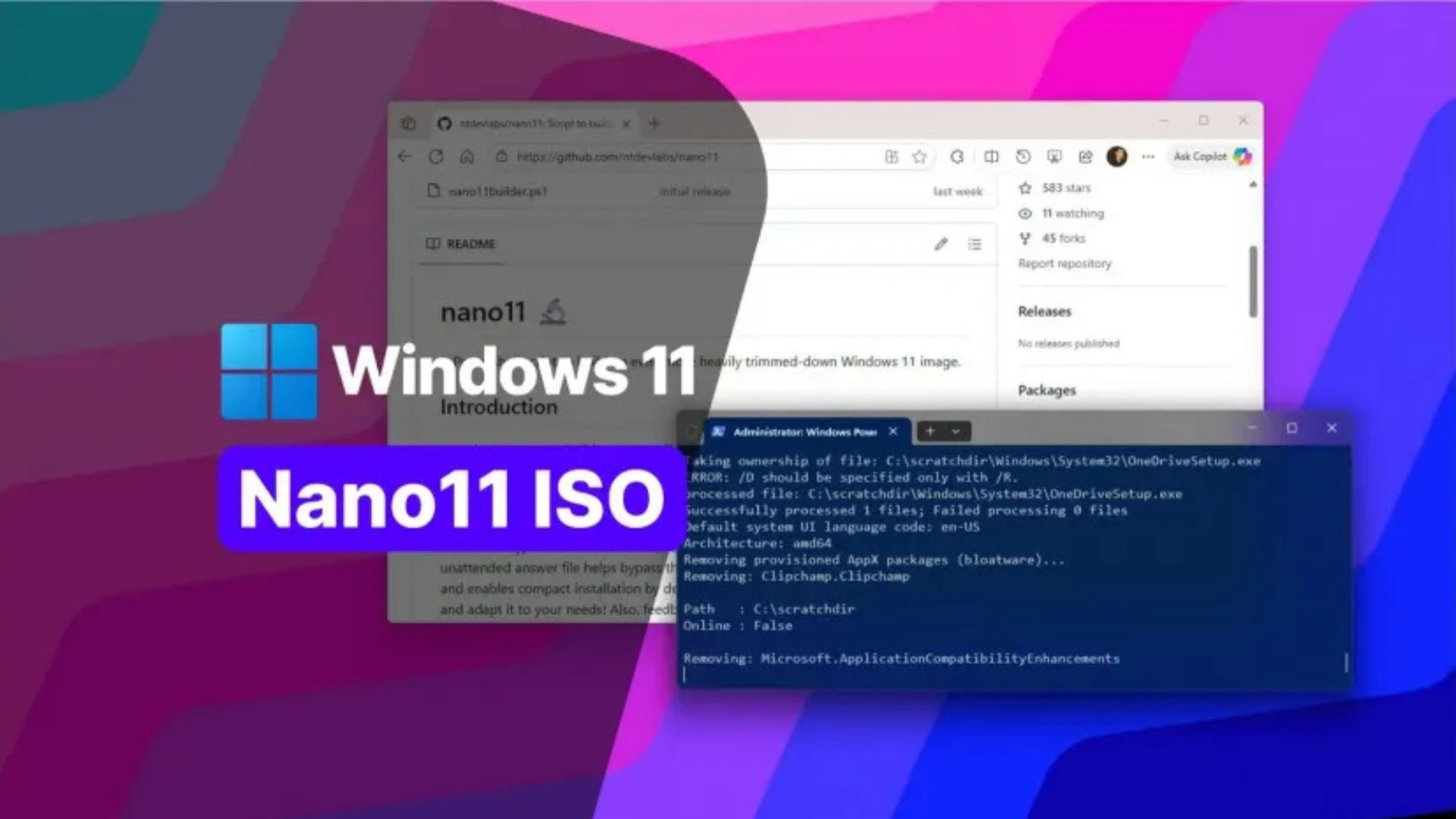 Hướng dẫn cách sử dụng Nano11 Builder để tạo tệp ISO Windows 11 đơn giản 1 cach su dung Nano11 Builder de tao tep ISO Windows 11 don gian 1