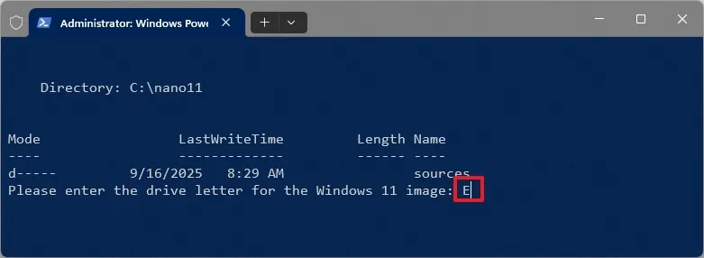 cach su dung Nano11 Builder de tao tep ISO Windows 11 don gian 3