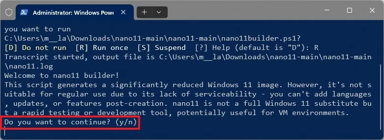 cach su dung Nano11 Builder de tao tep ISO Windows 11 don gian 4