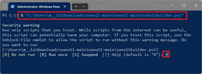 cach su dung Nano11 Builder de tao tep ISO Windows 11 don gian 5
