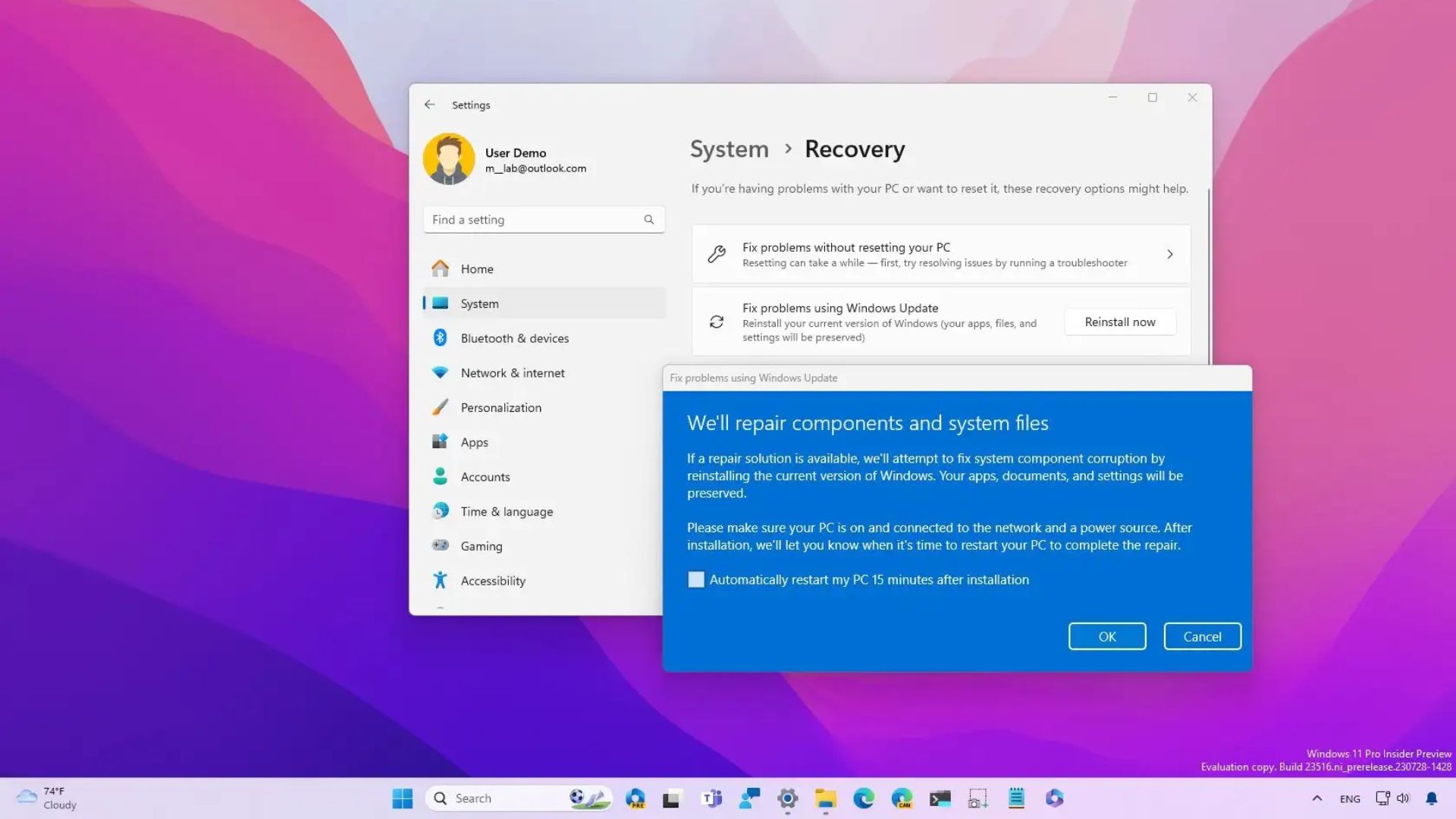 Hướng dẫn cách sửa lỗi cài đặt trên Windows 11 đơn giản không nên bỏ qua! 1 cach sua loi cai dat tren Windows 11 don gian khong nen bo qua 1