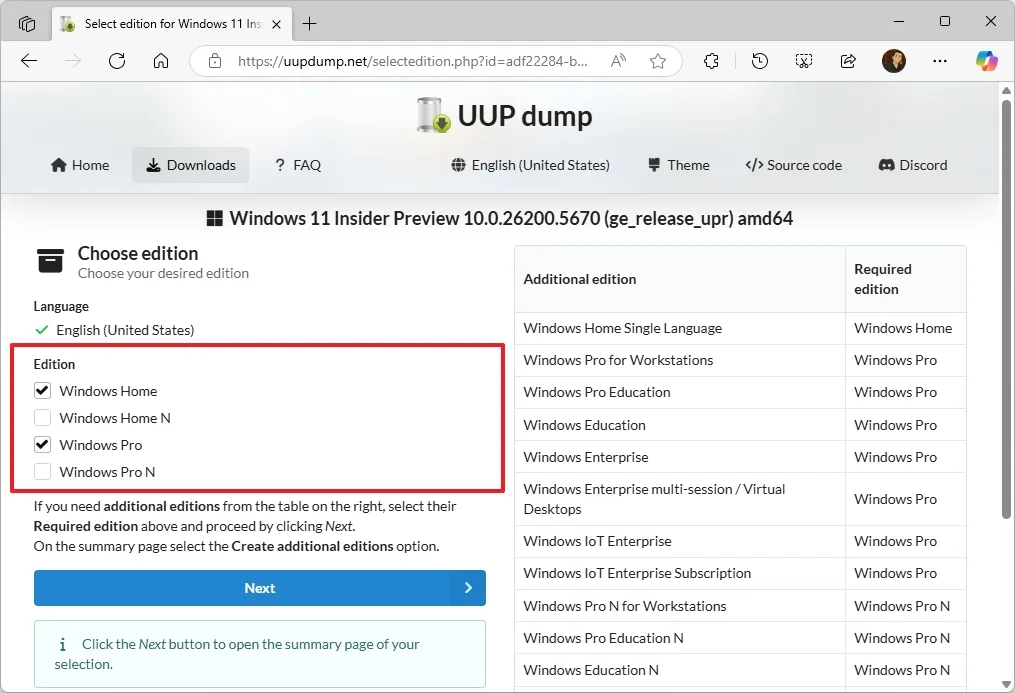 cach tai Tiny11 ISO cho Windows 11 25H2 19