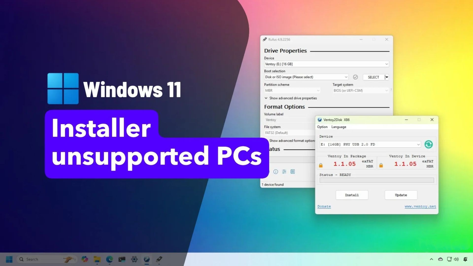 Hướng dẫn cách tạo USB cài đặt Windows 11 cho phần cứng không được hỗ trợ 1 cach tao USB cai dat Windows 11 cho phan cung khong duoc ho tro 1 1