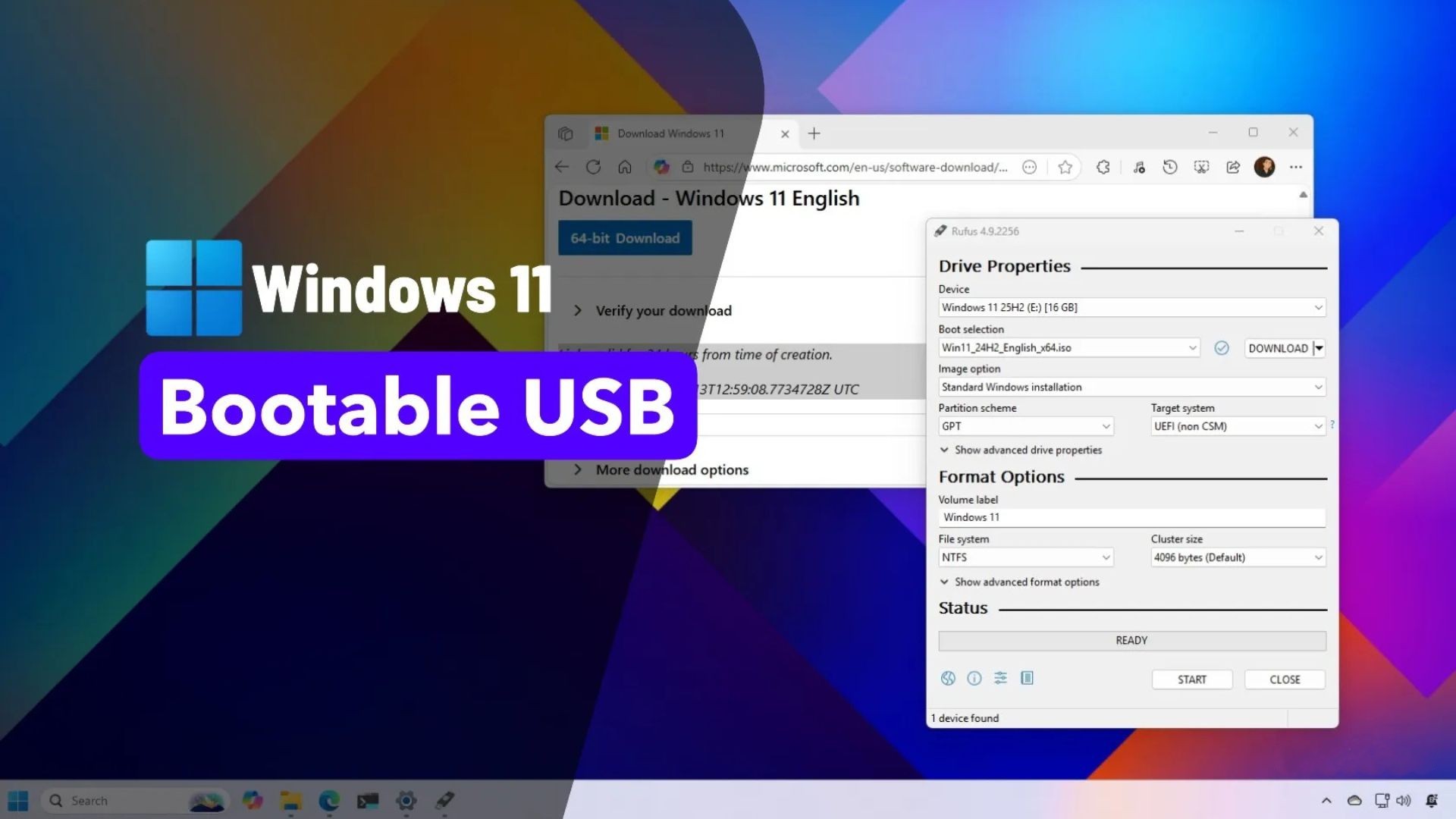 Hướng dẫn cách tạo USB cài đặt Windows 11 có khả năng khởi động 1 cach tao USB cai dat Windows 11 co kha nang khoi dong 1