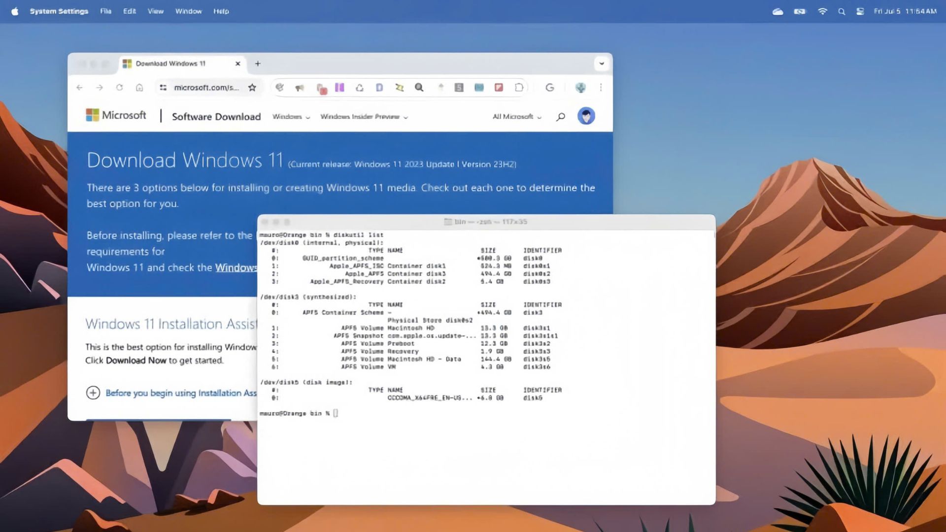 Hướng dẫn cách tạo USB cài đặt Windows 11 (hoặc 10) từ macOS 1 cach tao USB cai dat Windows 11 hoac 10 tu macOS 1
