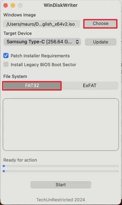 cach tao USB cai dat Windows 11 hoac 10 tu macOS 1
