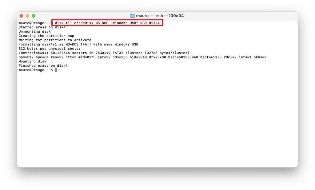 cach tao USB cai dat Windows 11 hoac 10 tu macOS 14