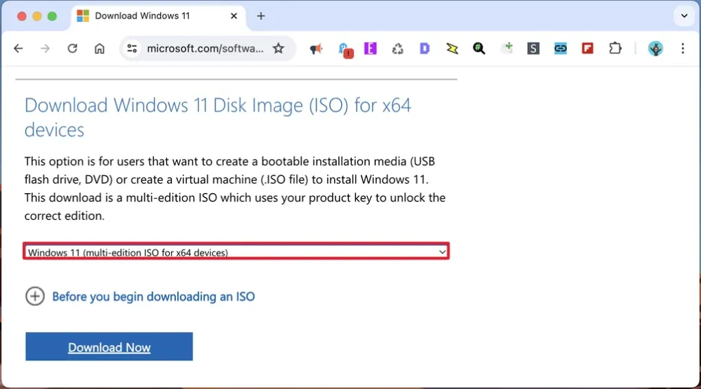 cach tao USB cai dat Windows 11 hoac 10 tu macOS 18