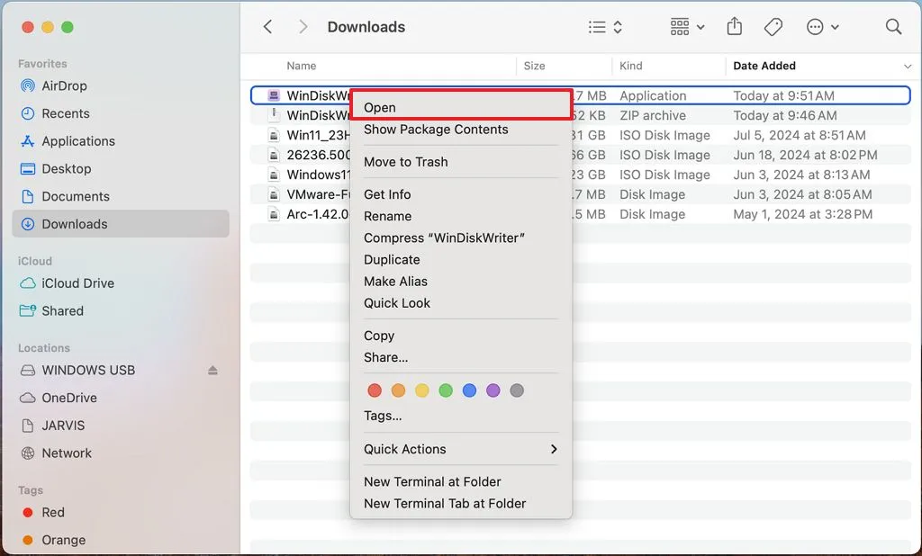 cach tao USB cai dat Windows 11 hoac 10 tu macOS 3
