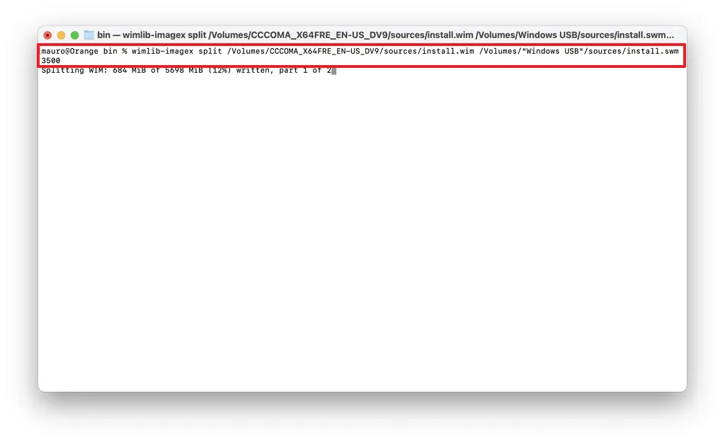 cach tao USB cai dat Windows 11 hoac 10 tu macOS 8
