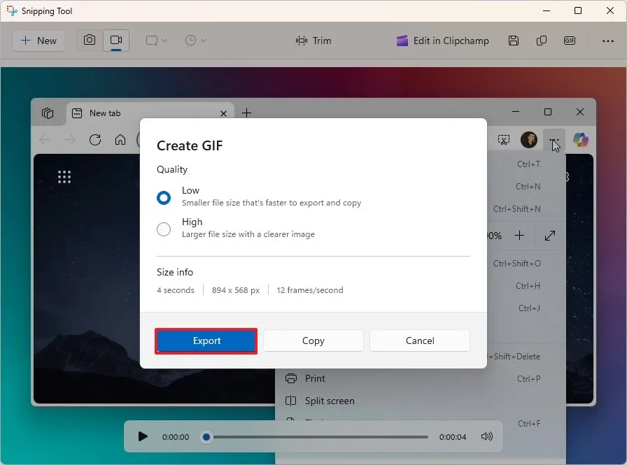 Hướng dẫn cách tạo ảnh GIF trên Windows 11 bằng Snipping Tool 14 cach tao anh GIF tren Windows 11 bang Snipping Tool 1
