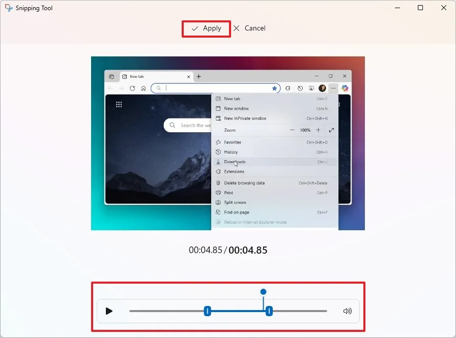 Hướng dẫn cách tạo ảnh GIF trên Windows 11 bằng Snipping Tool 12 cach tao anh GIF tren Windows 11 bang Snipping Tool 3