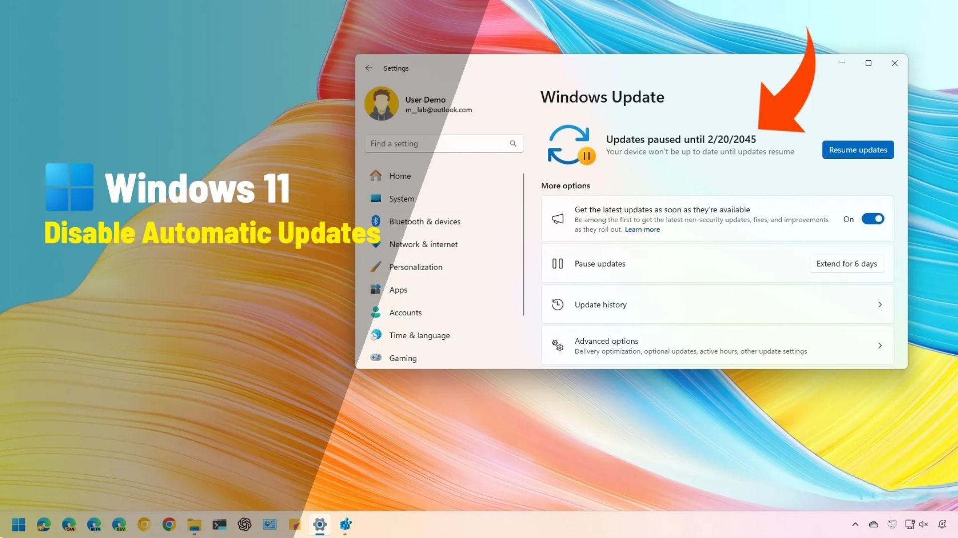 Hướng dẫn cách tắt cập nhật tự động trên Windows 11 1 cach tat cap nhat tu dong tren Windows 11 1
