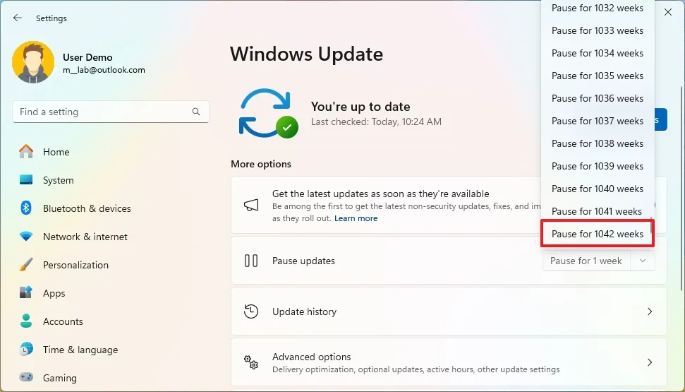 Hướng dẫn cách tắt cập nhật tự động trên Windows 11 23 cach tat cap nhat tu dong tren Windows 11 1