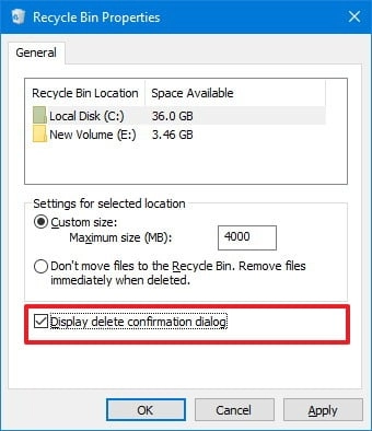 Hướng dẫn cách thay đổi cài đặt thùng rác (Recycle Bin) trên Windows 11 và Windows 10 21 cach thay doi cai dat thung rac Recycle Bin tren Windows 11 va Windows 10 1