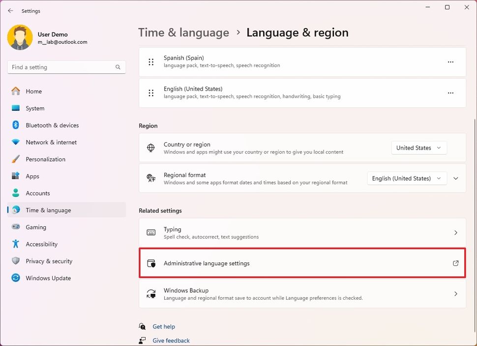 Hướng dẫn cách thay đổi ngôn ngữ hệ thống trên Windows 11 và Windows 10 37 cach thay doi ngon ngu he thong tren Windows 11 va Windows 10 16 1