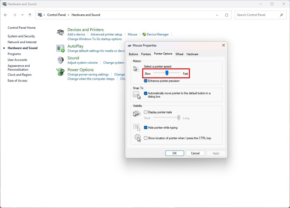 Hướng dẫn cách thay đổi tốc độ chuột trên Windows 11 và Windows 10 15 cach thay doi toc do chuot tren Windows 11 va Windows 10 7