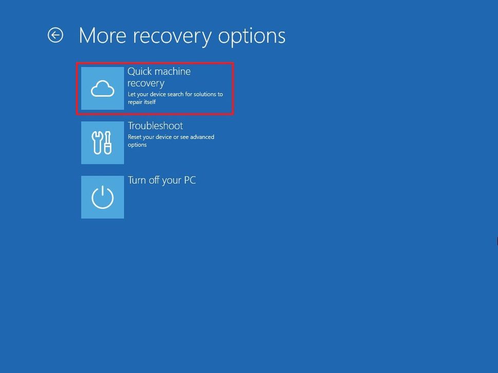 Hướng dẫn cách thiết lập khôi phục máy tính nhanh (Quick Machine Recovery) trên Windows 11 11 cach thiet lap khoi phuc may tinh nhanh Quick Machine Recovery tren Windows 11 3