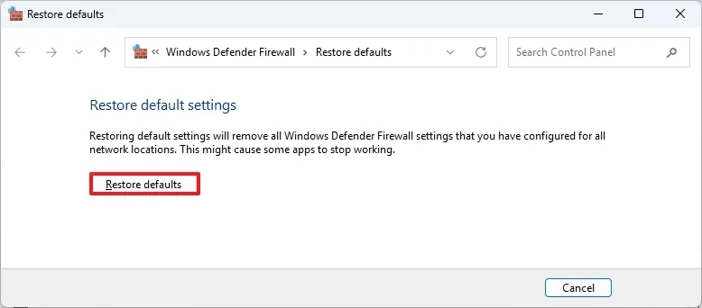 cach thiet lap lai cai dat Tuong lua Defender tren Windows 11 4