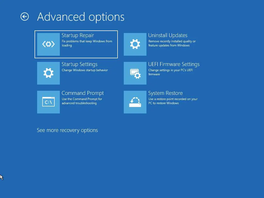 Hướng dẫn cách truy cập khởi động nâng cao (WinRE) trên Windows 11 27 cach truy cap khoi dong nang cao WinRE tren Windows 11 1