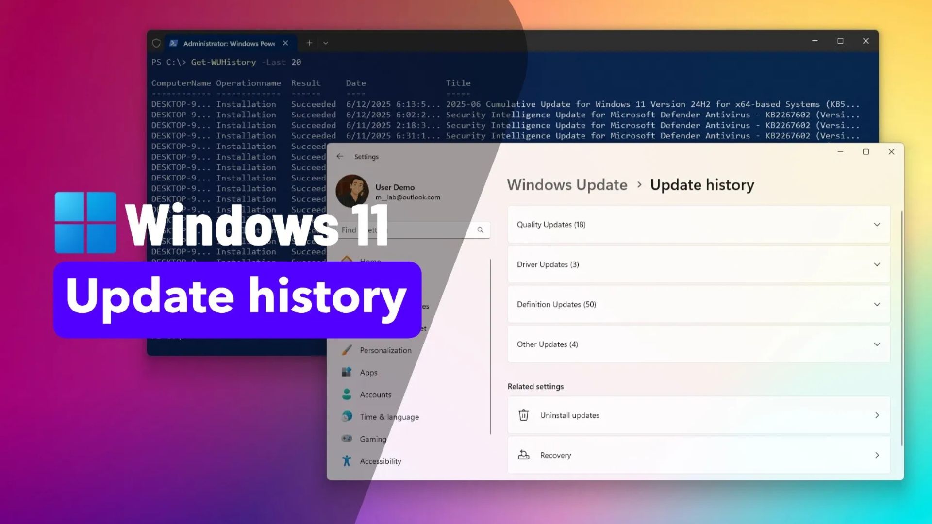 Hướng dẫn cách xem lịch sử cập nhật trên Windows 11 1 cach xem lich su cap nhat tren Windows 11 1