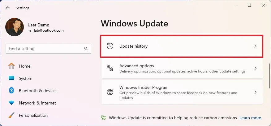 Hướng dẫn cách xem lịch sử cập nhật trên Windows 11 7 cach xem lich su cap nhat tren Windows 11 1