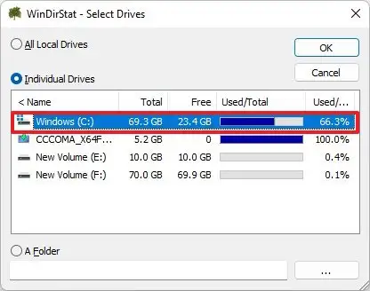 Hướng dẫn cách xem những gì đang chiếm dung lượng ổ cứng trên Windows 11 22 cach xem nhung gi dang chiem dung luong o cung tren Windows 11 6