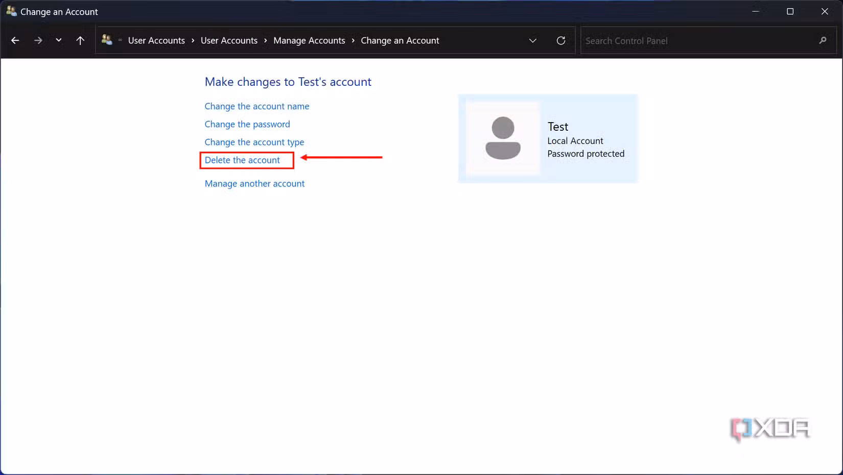cach xoa tai khoan nguoi dung tren Windows 11 10
