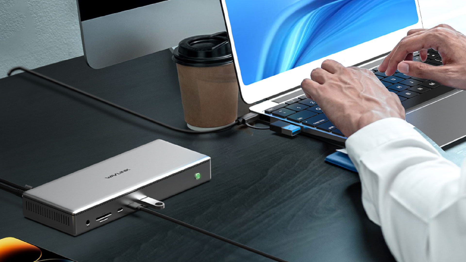 WavLink WL-UG75PD1-DH2: Hub 15in1 biến Laptop thành Workstation 1 pc 6 01