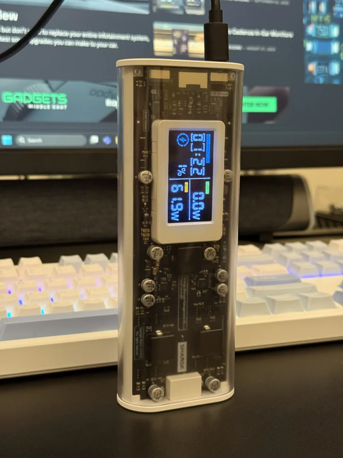 Shargeek 170: Pin dự phòng đỉnh cao với thiết kế tong suốt siêu độc đáo 16 pin du phong Shargeek 170 6