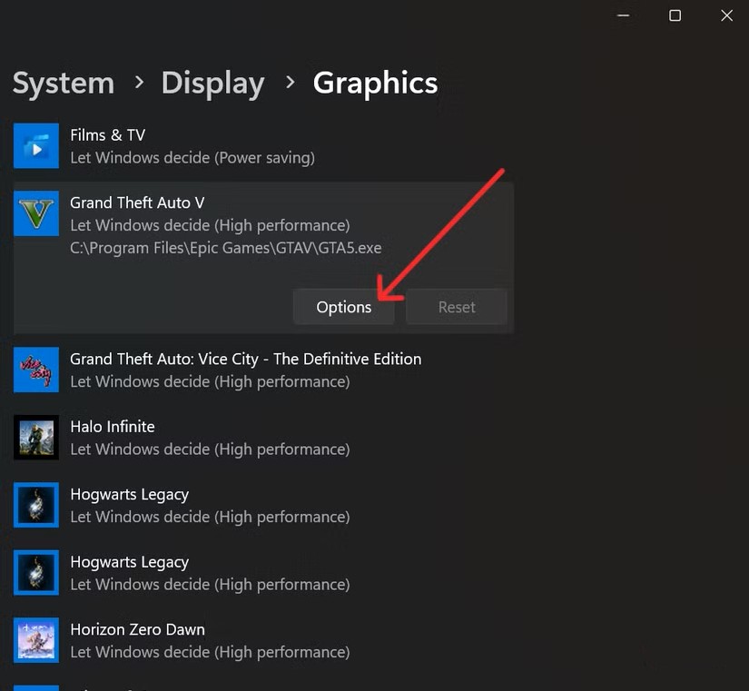 windows 11 set gpu per app