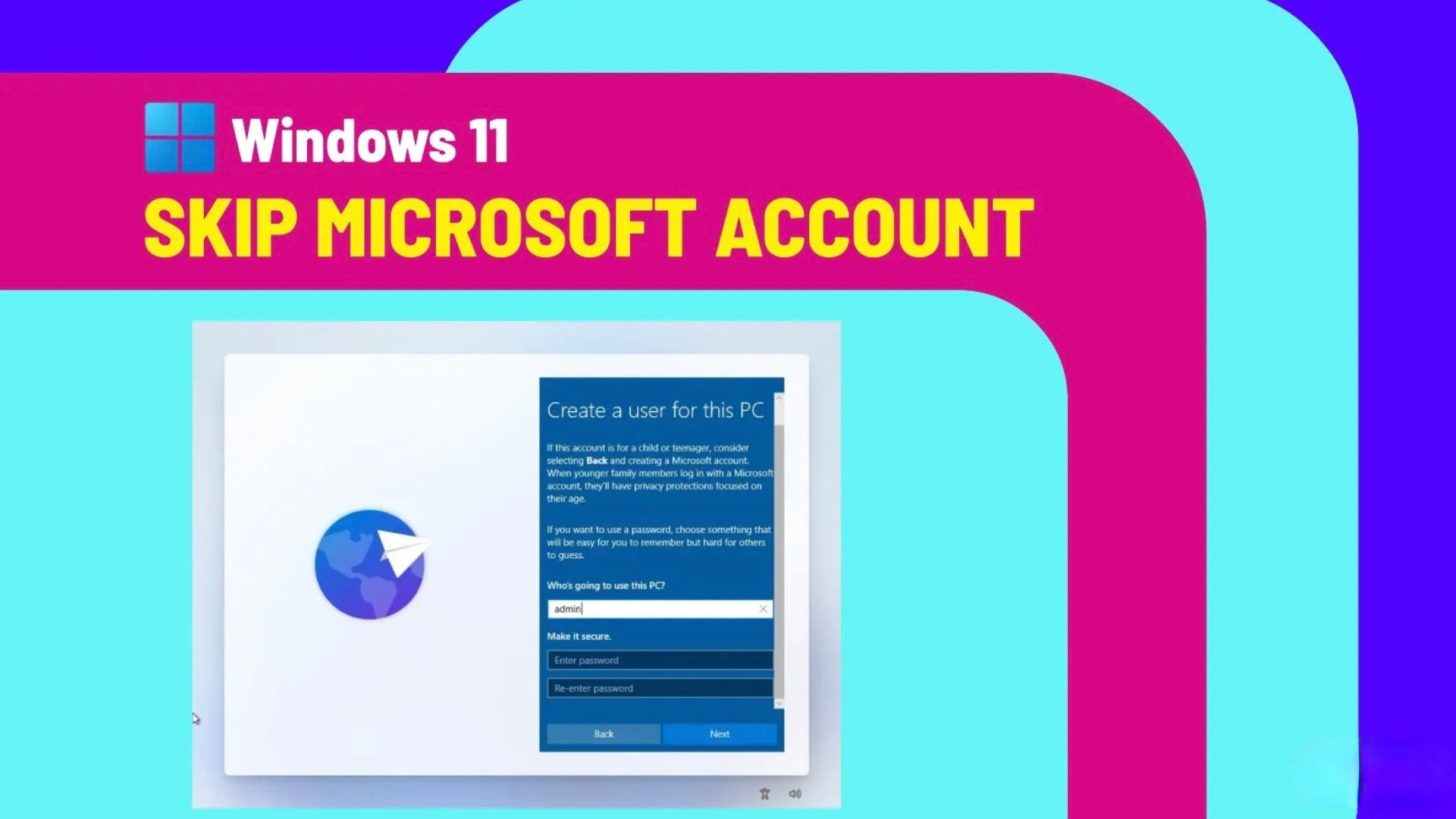 Hướng dẫn 4 cách mới để bỏ qua tài khoản Microsoft trong quá trình thiết lập trên Windows 11 1 4 cach moi de bo qua tai khoan Microsoft trong qua trinh thiet lap tren Windows 111