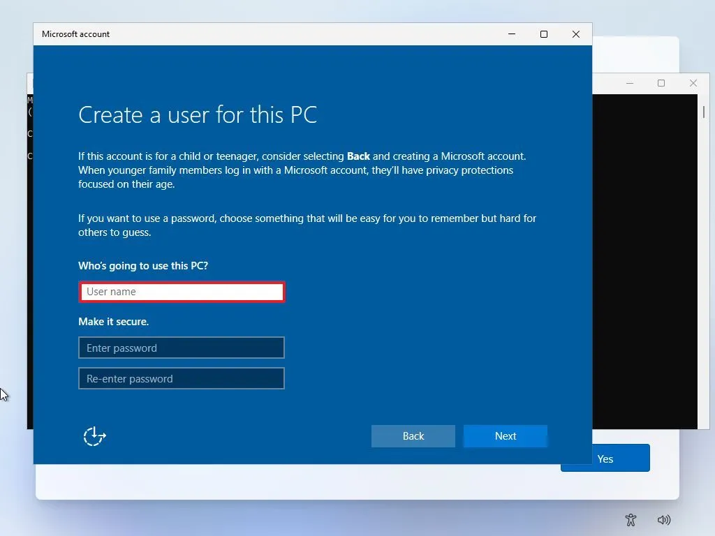 Hướng dẫn 4 cách mới để bỏ qua tài khoản Microsoft trong quá trình thiết lập trên Windows 11 25 4 cach moi de bo qua tai khoan Microsoft trong qua trinh thiet lap tren Windows 118