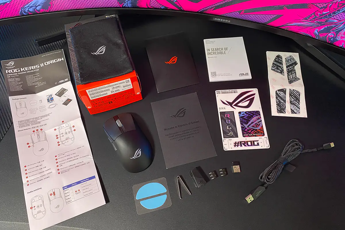 Đánh giá ASUS ROG Keris II Origin: Chuột gaming siêu nhẹ 65g, bền bỉ và cảm biến cao là lựa chọn hoàn hảo cho game thủ 45 ASUS ROG Keris II Origin 43