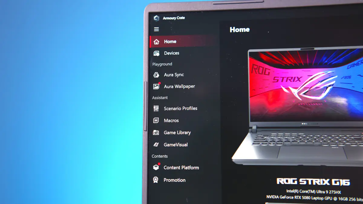 Đánh giá ASUS ROG Strix G16 (2025) G615: Hiệu năng AI cực đỉnh và pin dài lâu là lựa chọn hoàn hảo cho game thủ chuyên nghiệp 54 ASUS ROG Strix G16 2032 G615