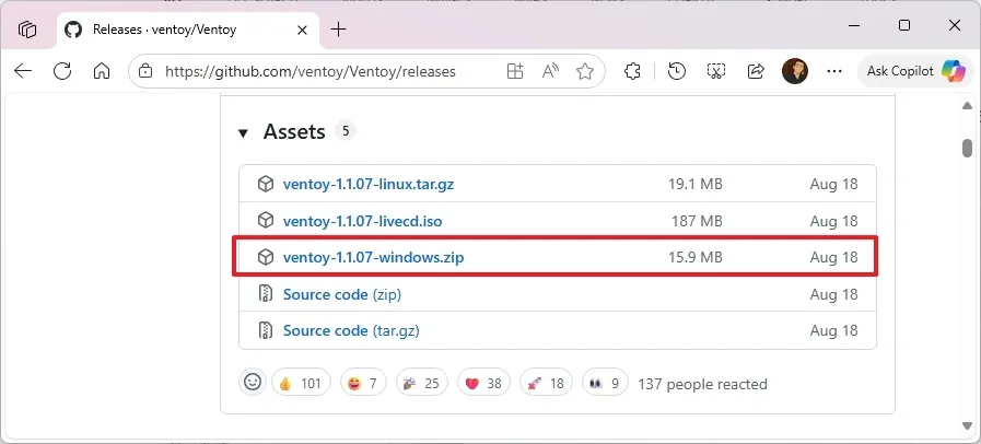 Hướng dẫn cách tạo USB Windows 11 25H2 cho máy tính không được hỗ trợ bằng Rufus và Ventoy 17 Cach tao USB Windows 11 25H2 cho may tinh khong duoc ho tro bang Rufus va Ventoy 5