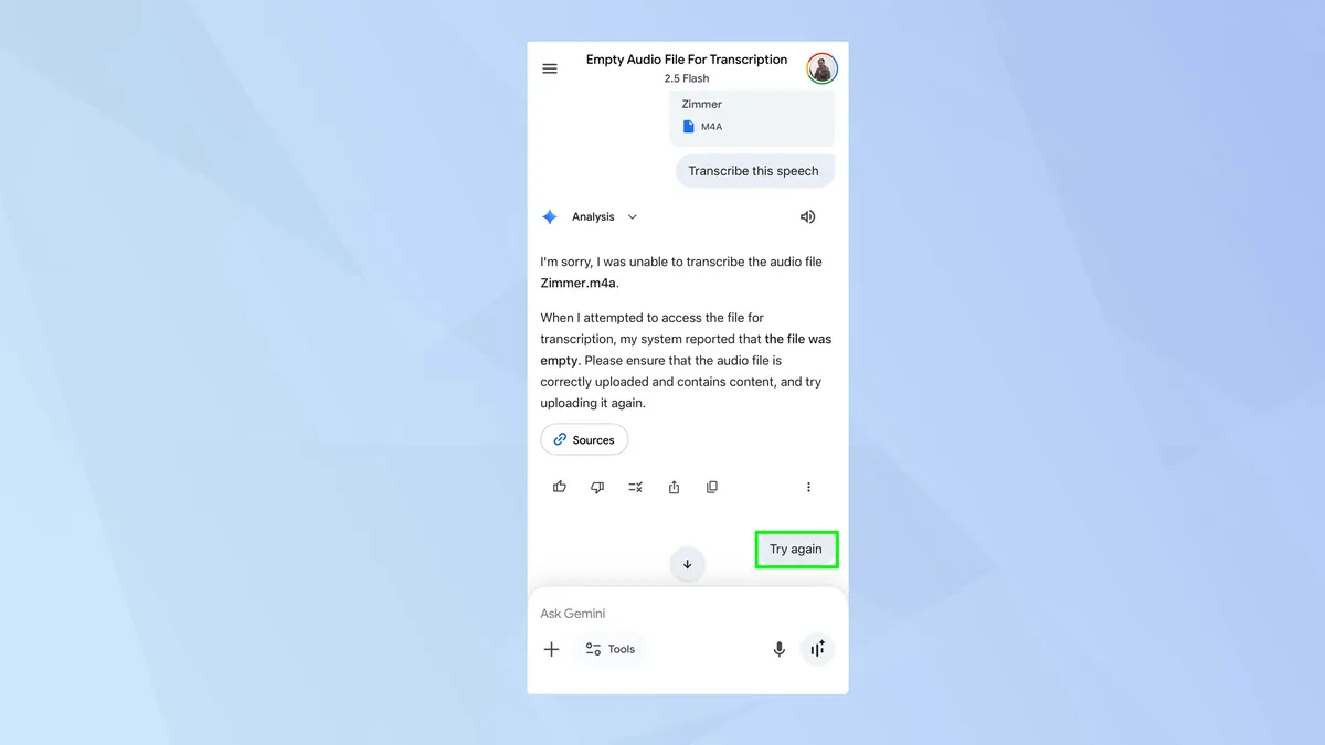 Chuyển âm thanh thành văn bản miễn phí với Google Gemini: Đây là cách thực hiện! 8 Chuyen am thanh thanh van ban mien phi voi Google Gemini 4