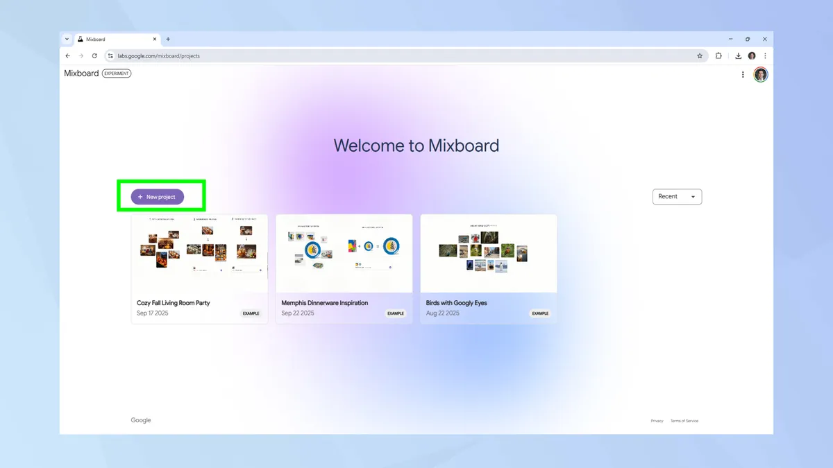 Google Mixboard 4