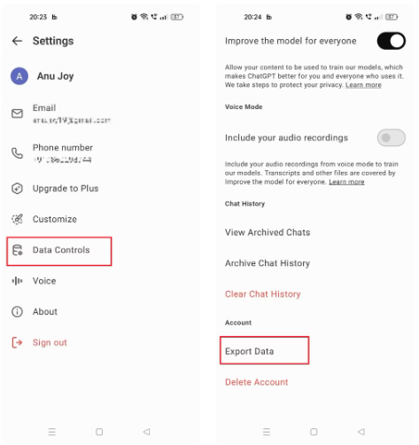 Hướng dẫn cách chia sẻ và xuất cuộc trò chuyện trên ChatGPT 29 Huong dan cach chia se va xuat cuoc tro chuyen tren ChatGPT 1