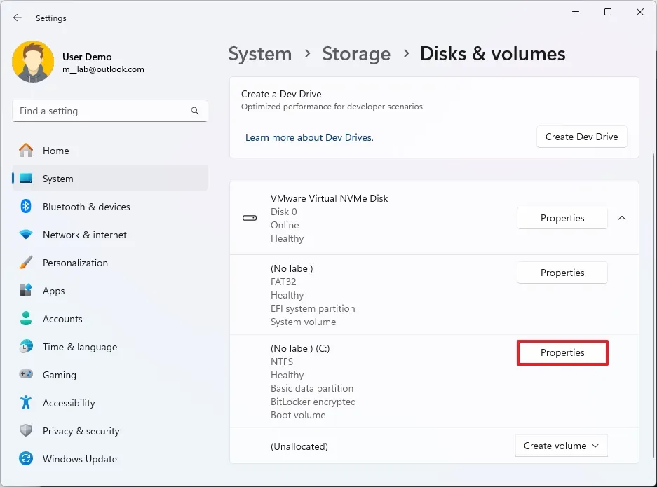Huong dan cach khac phuc phan vung Recovery bi thieu tren Windows 11 7