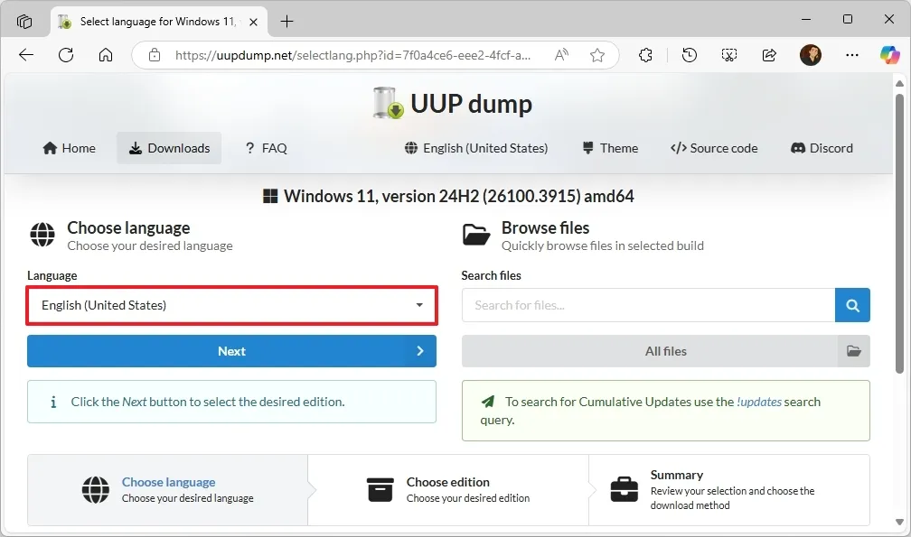 Huong dan cach tai xuong tep ISO cua Windows 11 9