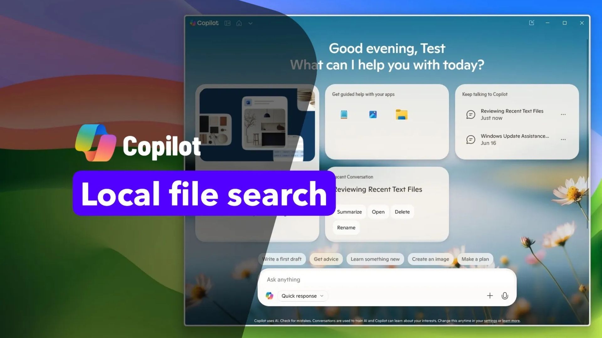 Hướng dẫn cách tìm kiếm tệp cục bộ bằng ứng dụng Copilot trên Windows 11 1 Huong dan cach tim kiem tep cuc bo bang ung dung Copilot tren Windows 11 1